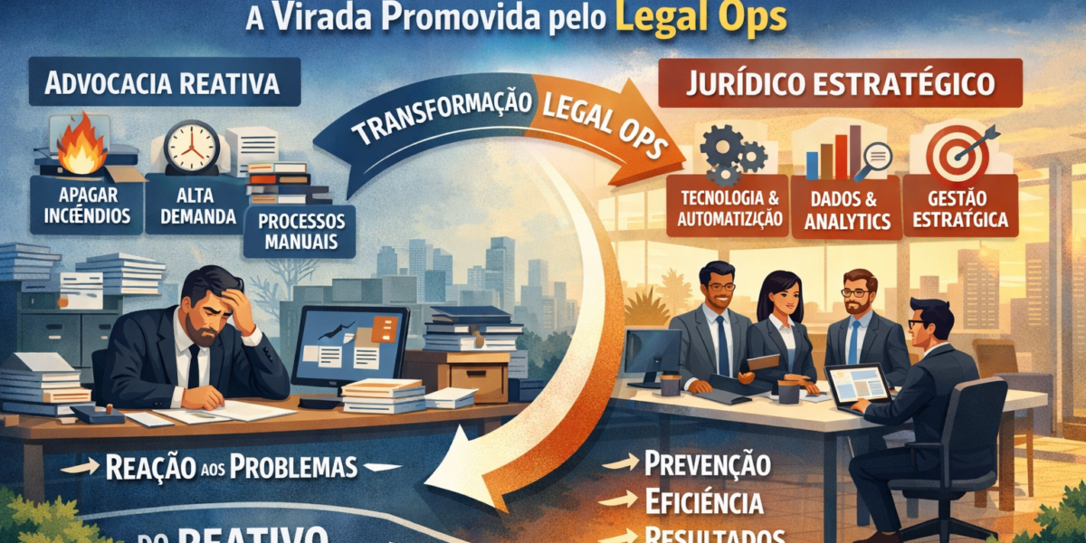 Da advocacia reativa ao jurídico estratégico: a virada promovida pelo Legal Ops