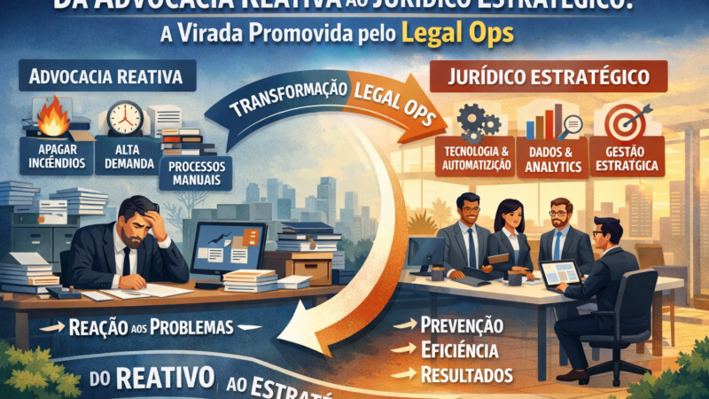 Da advocacia reativa ao jurídico estratégico: a virada promovida pelo Legal Ops